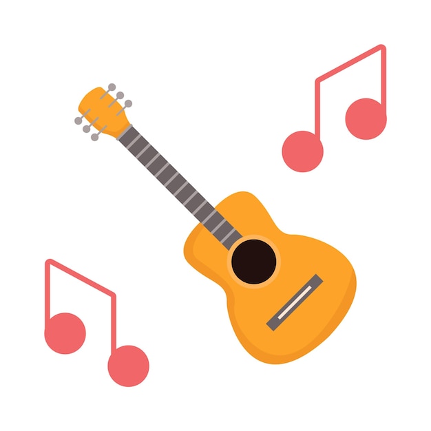 Vector illustration of music