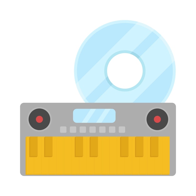 Vector illustration of music