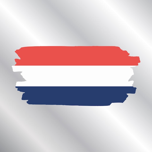 Иллюстрация шаблона флага Нидерландов