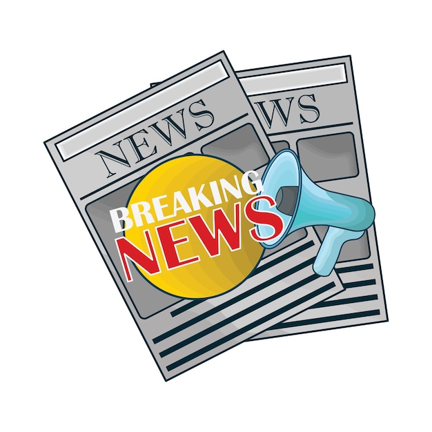 Vector illustration of news