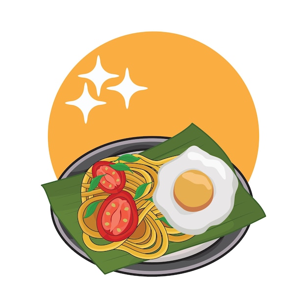 국수의 일러스트