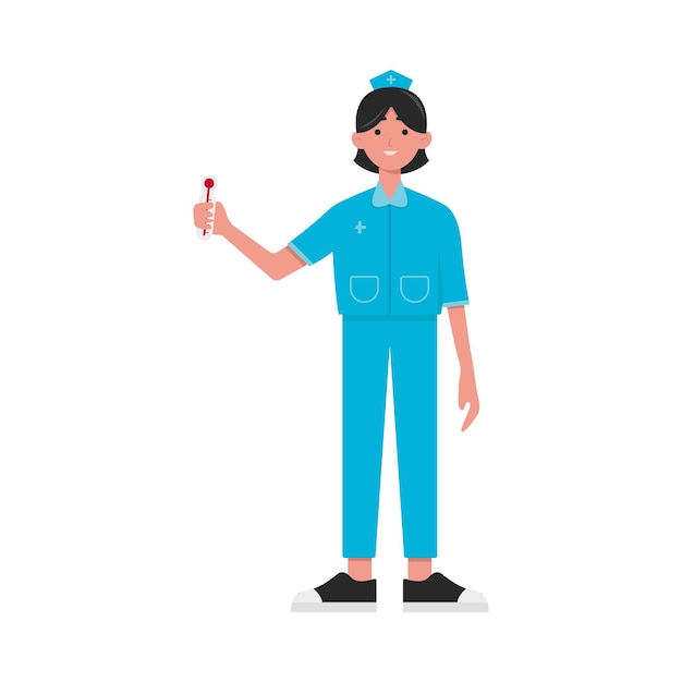 Vector illustration of nurse