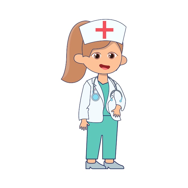 Illustration of nurse