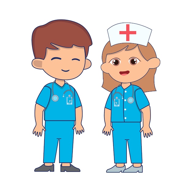 Illustration of nurse