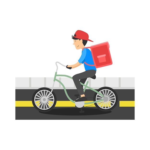 バイクサイクルのイラスト