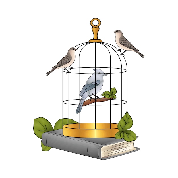 Вектор Иллюстрация птицы