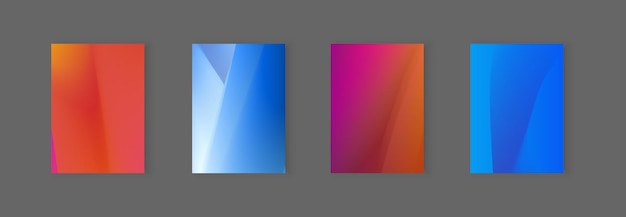 最小限のライングラデーションテクスチャと明るい色の抽象的なパターンの背景のイラスト