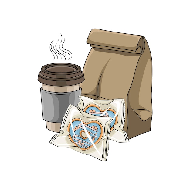 Иллюстрация кофе