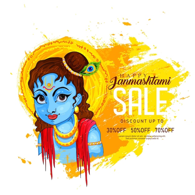 Иллюстрация празднования дахи ханди на фоне фестиваля happy janmashtami в индии