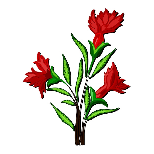 ベクトル 葉 を 持つ ハイブ の 花束 の 絵