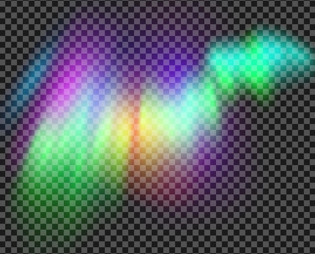 여러 가지 빛깔의 오로라의 그림