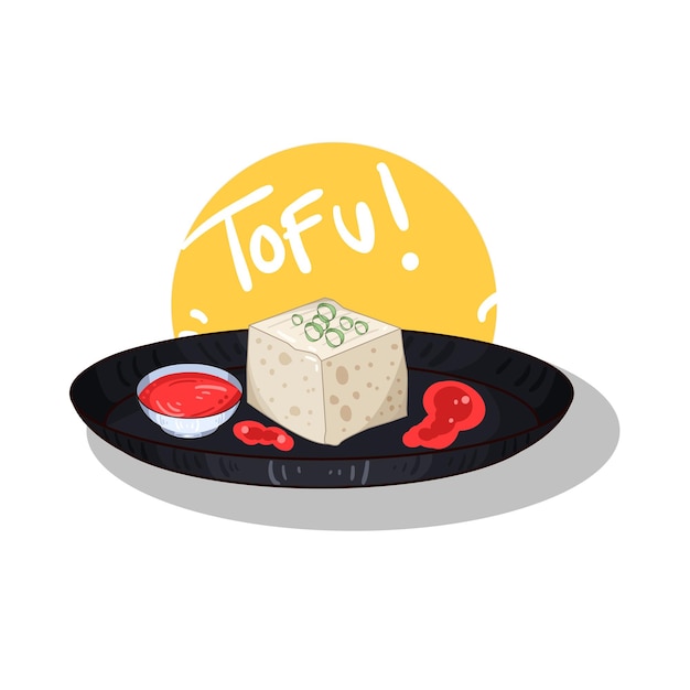 ベクトル 豆腐のイラスト