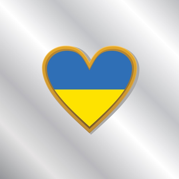 Вектор Иллюстрация шаблона флага украины