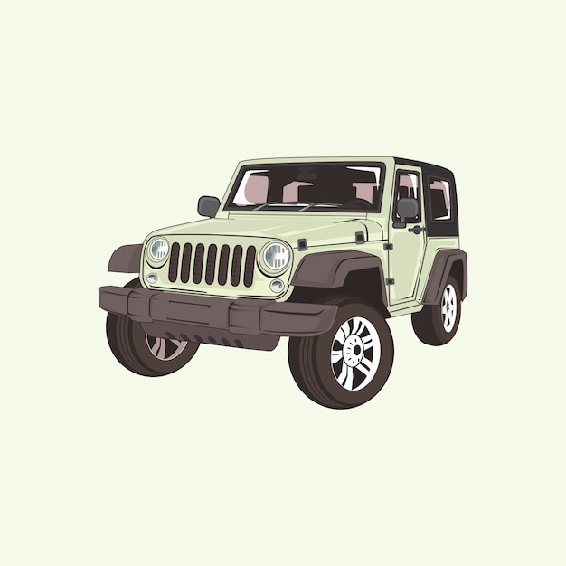 Vector illustration of off-road 4x4