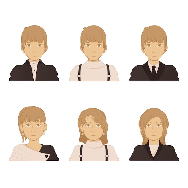 Illustration pack avatars