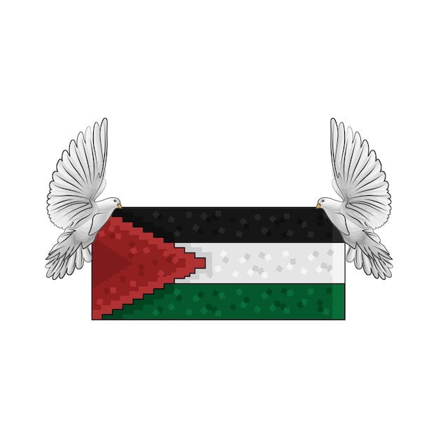 Vector illustration of palestine