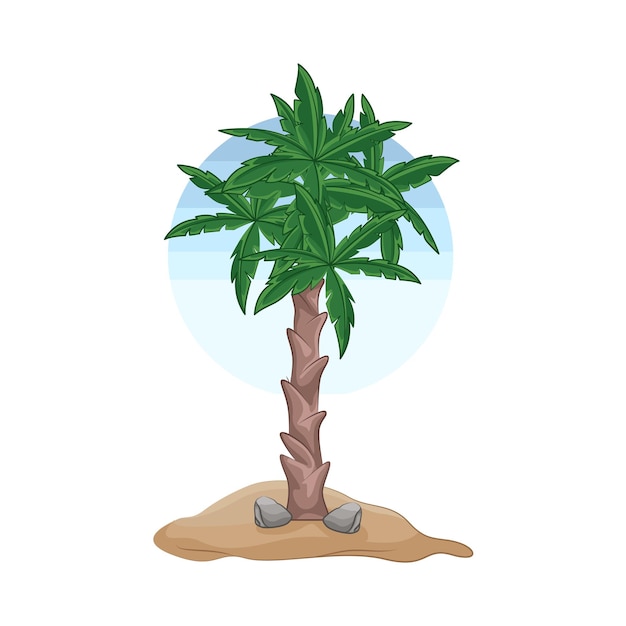 Illustration of palm