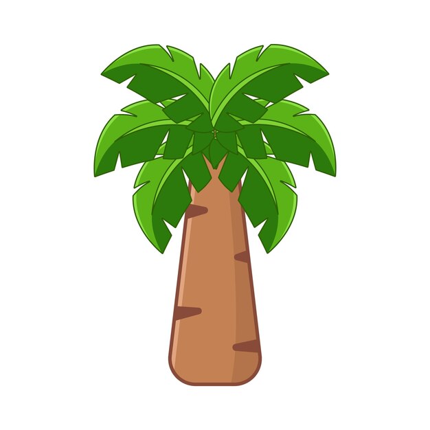 Vector illustration of palm