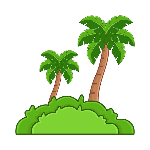 Vettore illustrazione della palma