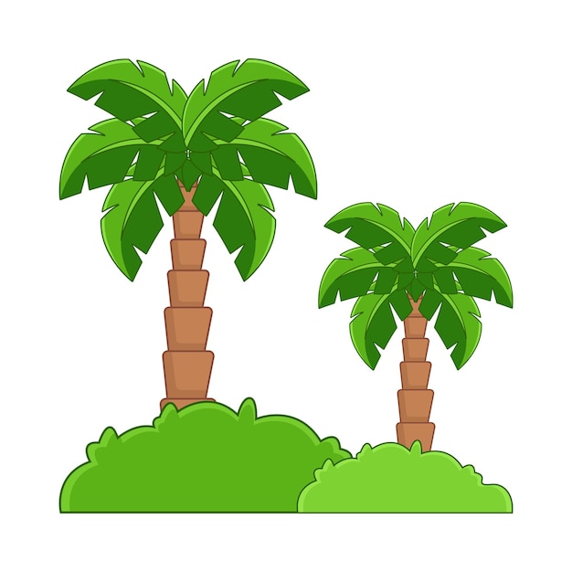 Vector illustration of palm