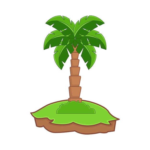 Vector illustration of palm