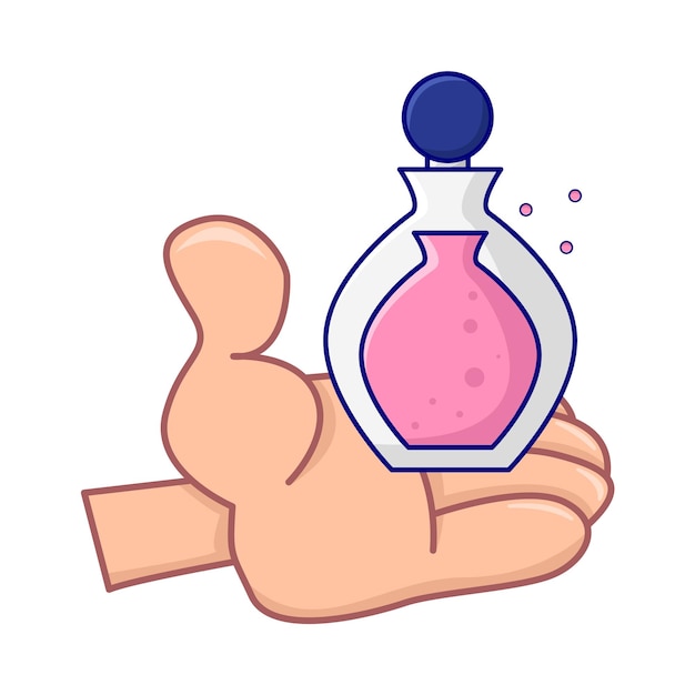 Vector illustration of parfume