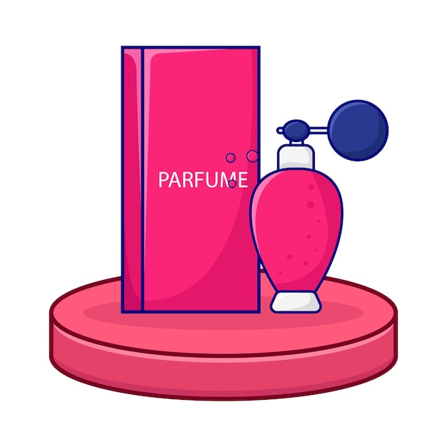 Vector illustration of parfume
