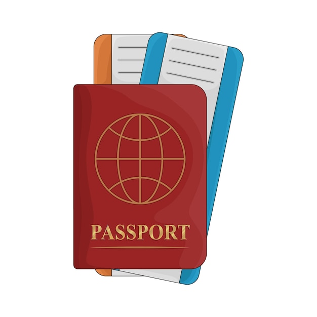Illustration of passport