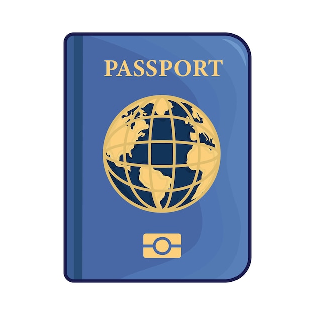 Illustration of passport