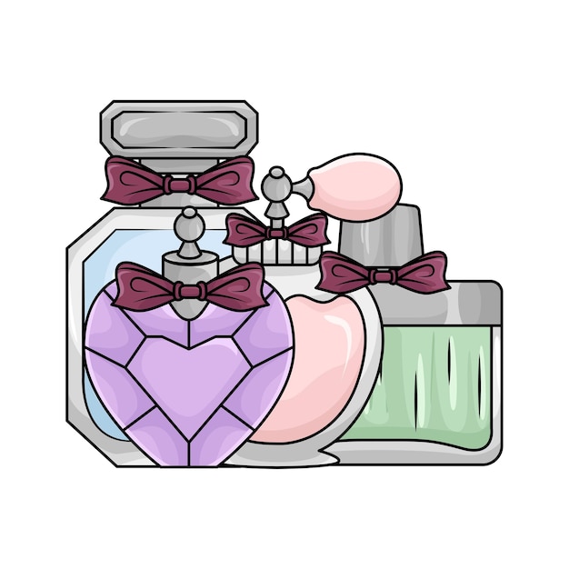 Vector illustration of perfume