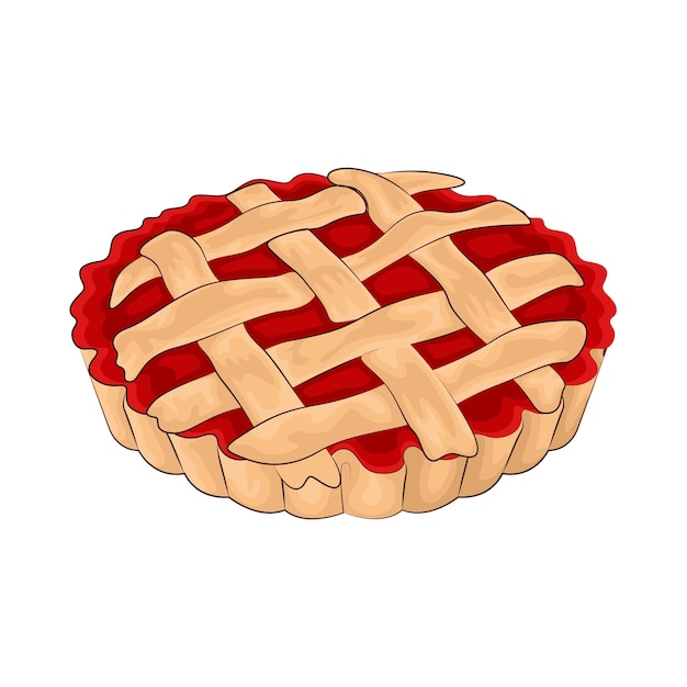 Illustration of pie