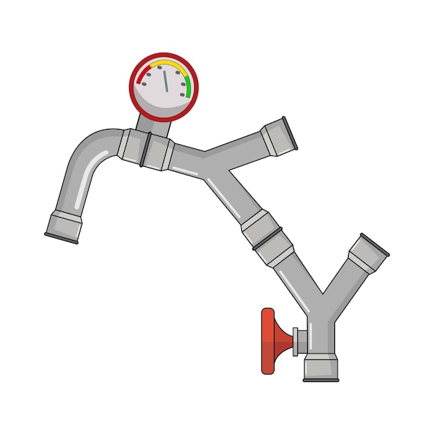 Vector illustration of pipe