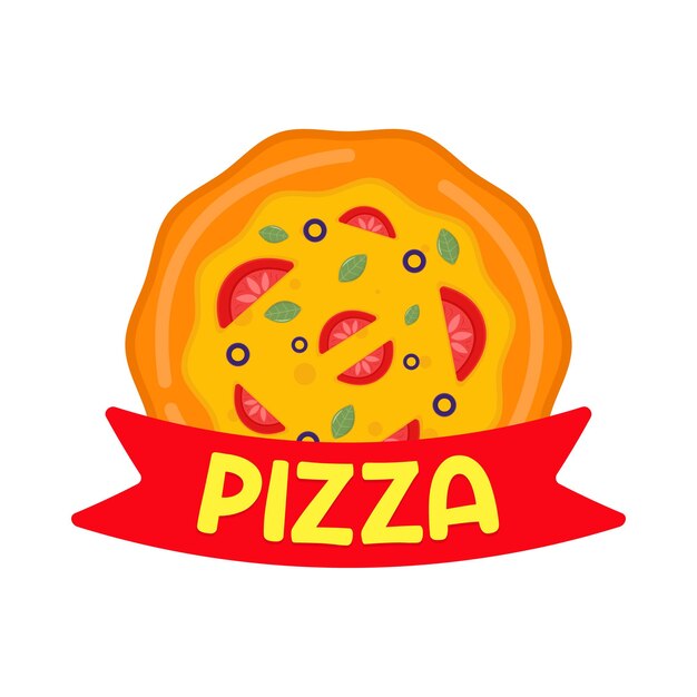 Illustration of pizza