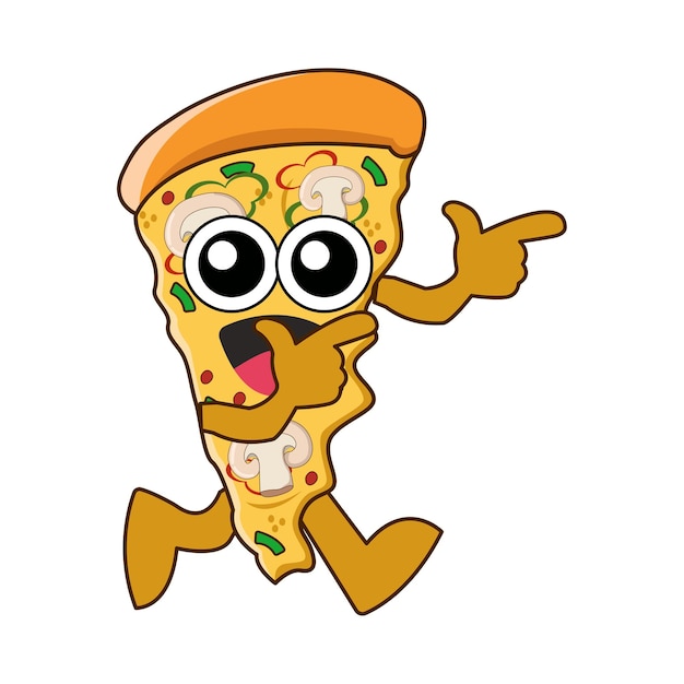 Illustration of pizza