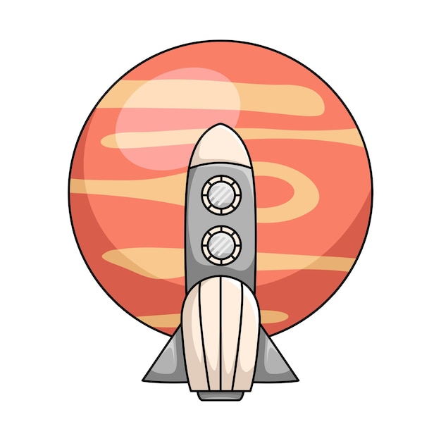 Vector illustration of planet