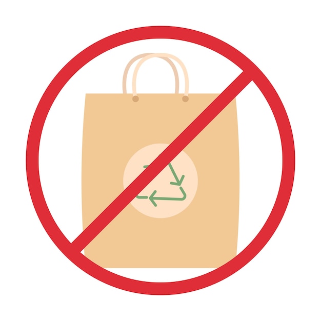 Vector illustration of plastic bag