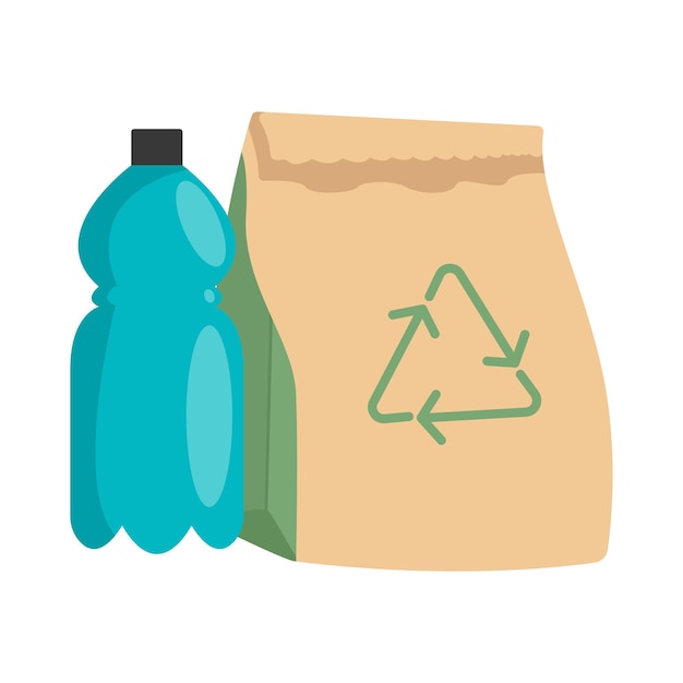 Illustration of plastic bag