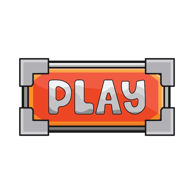 Illustration of play button