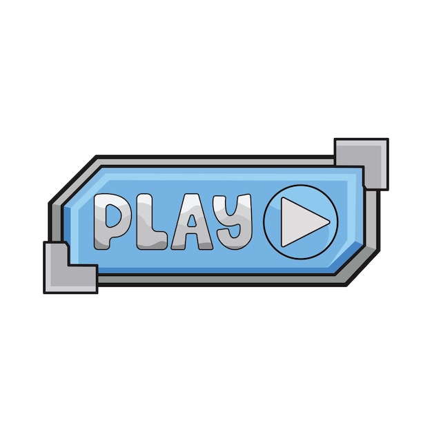 Illustration of play button