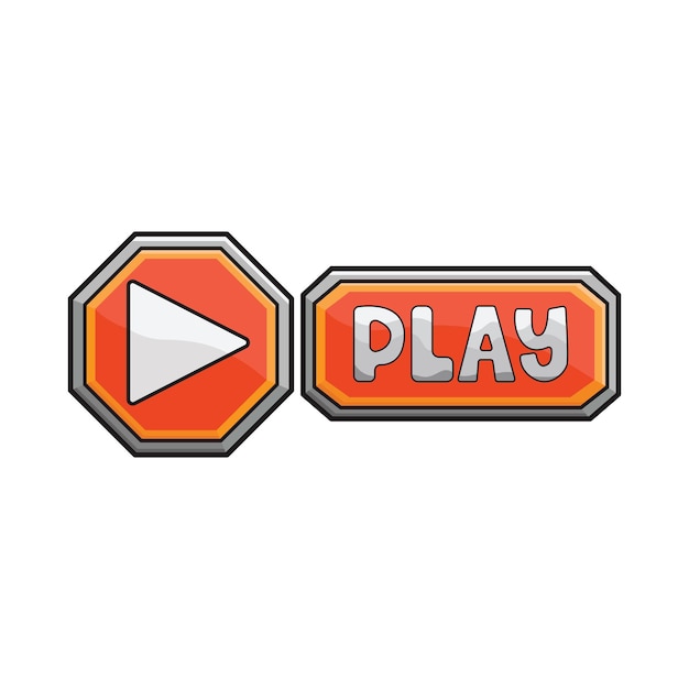 Illustration of play button