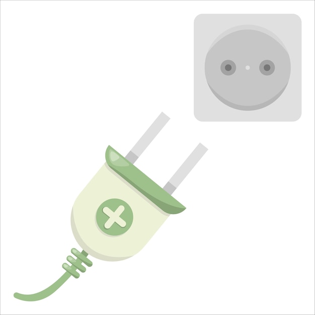 Vector illustration of plug