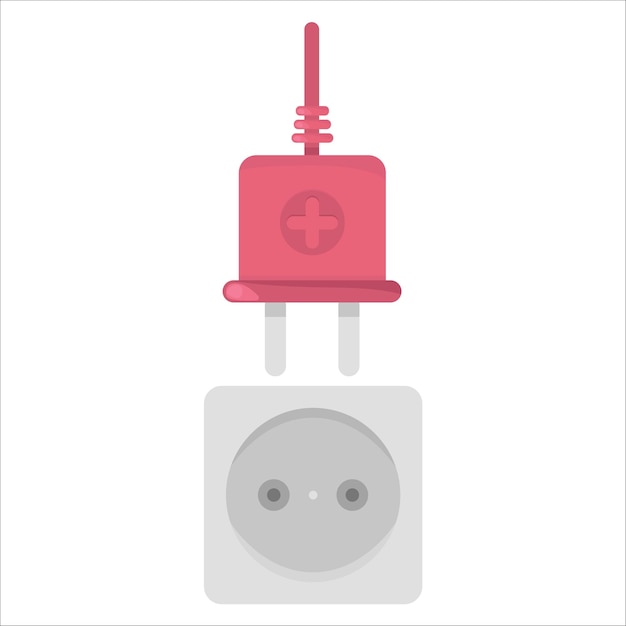 Vector illustration of plug