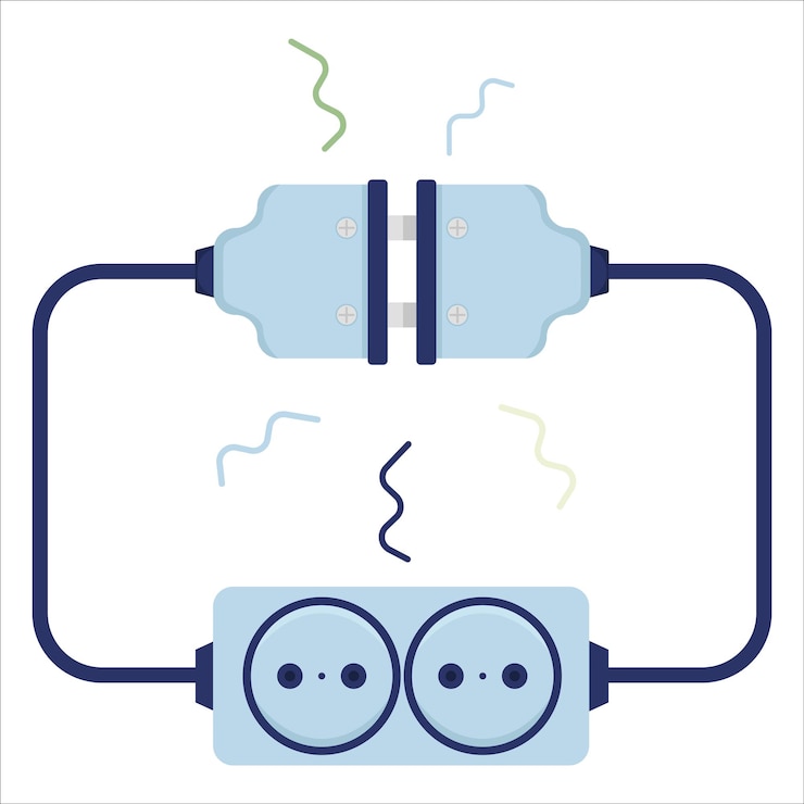 Vector illustration of plug