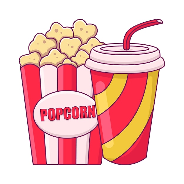 Иллюстрация попкорна