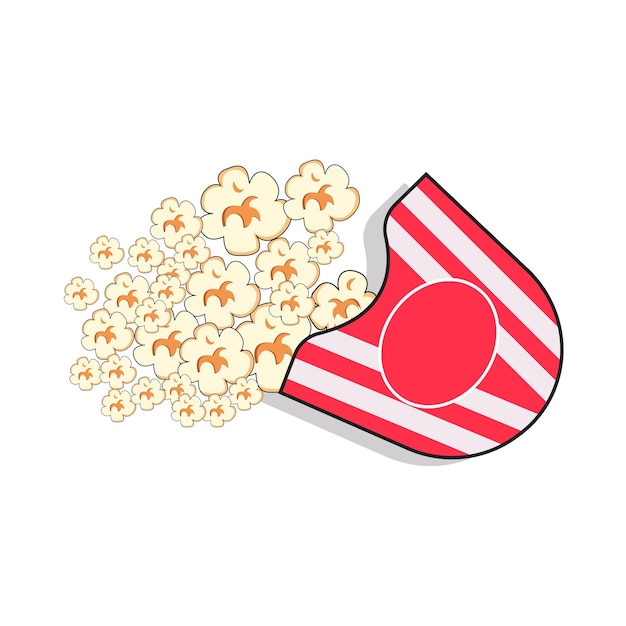 Illustration of popcorn