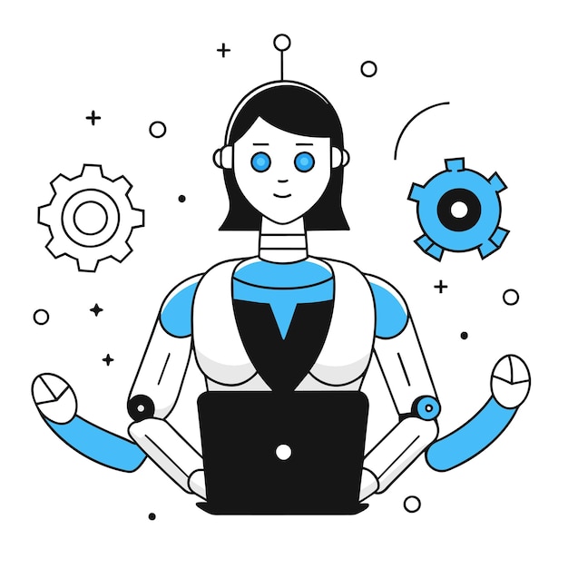 illustration programmer computer vector technology concept web digital design programming