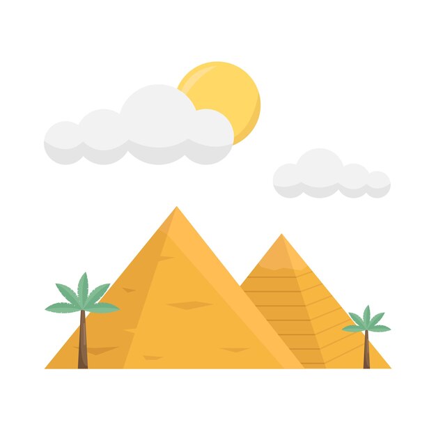 Illustration of pyramid