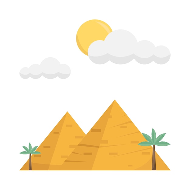 Illustration of pyramid