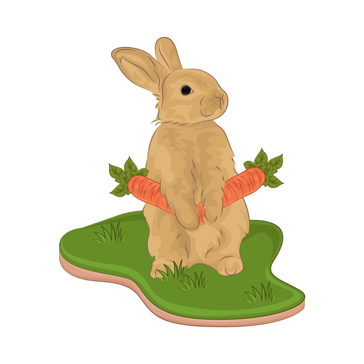 Vector illustration of rabbit