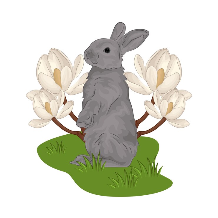 Vector illustration of rabbit